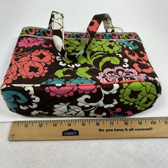 Vera Bradley Lola Petite Tote Retired Handbag Travel Bold Floral Roomy 12693-145 - Picture 10 of 13